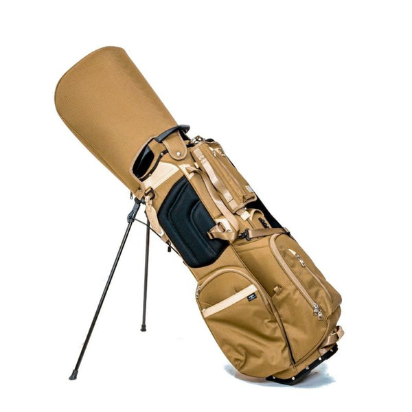 EXCLUSIVE BALLISTIC NYLON - CADDY BAG GOLF SERIES KHAKI