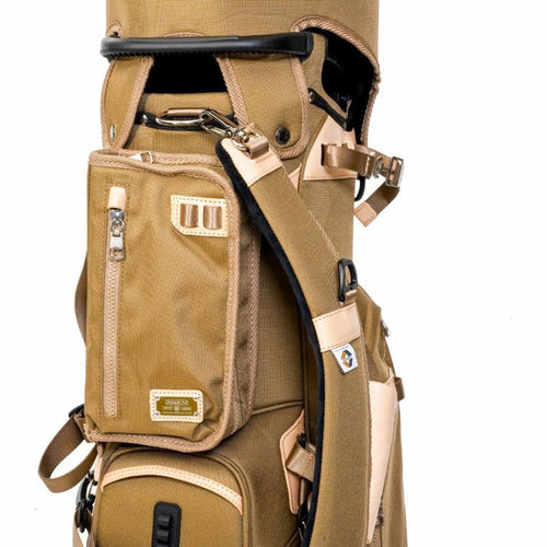 EXCLUSIVE BALLISTIC NYLON - CADDY BAG GOLF SERIES KHAKI