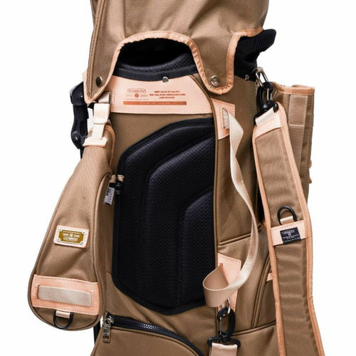 EXCLUSIVE BALLISTIC NYLON - CADDY BAG GOLF SERIES KHAKI