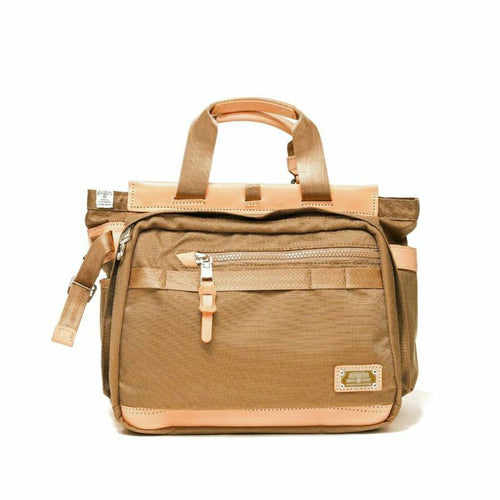 EXCLUSIVE BALLISTIC NYLON - MAGNET TOTE GOLF SERIES KHAKI