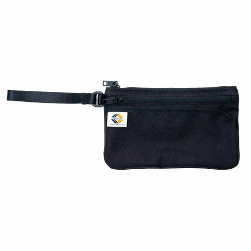 EXCLUSIVE BALLISTIC NYLON - ROUND POUCH GOLF SERIES BLACK