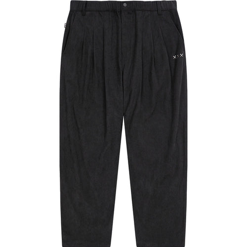 Corduroy Three Tuck Wide Pants