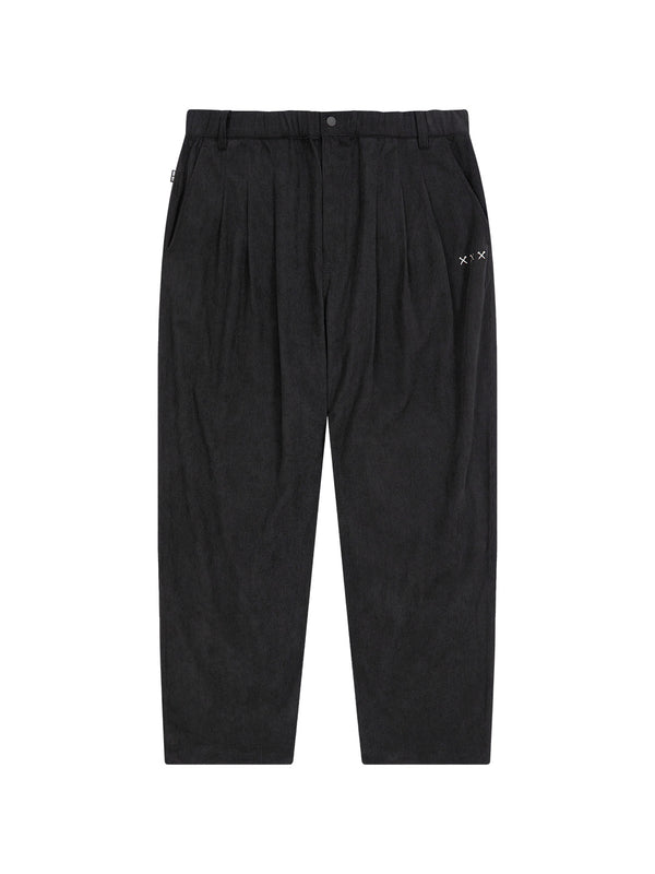 Corduroy Three Tuck Wide Pants