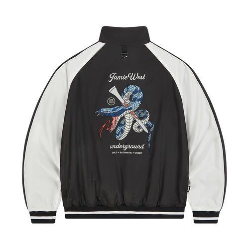 Reversible Highneck Souvenir Jacket
