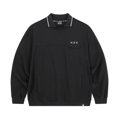 Gorden Collar Pocket Sweatshirts