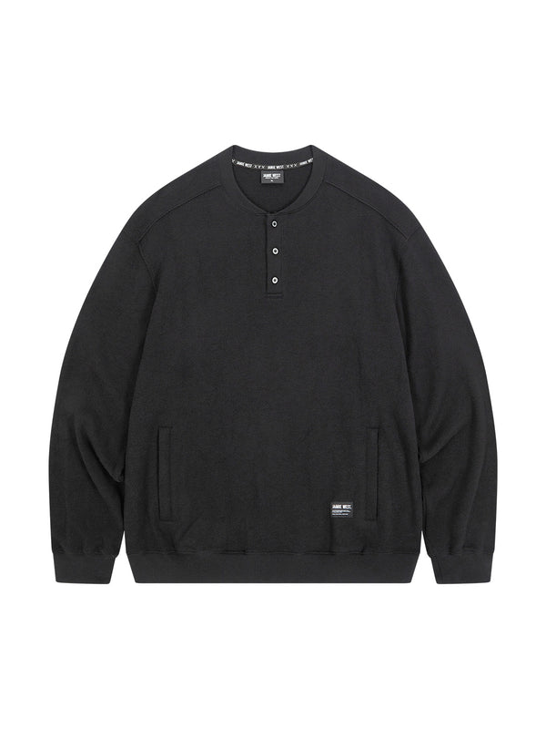 Henryneck Pocket Sweatshirts