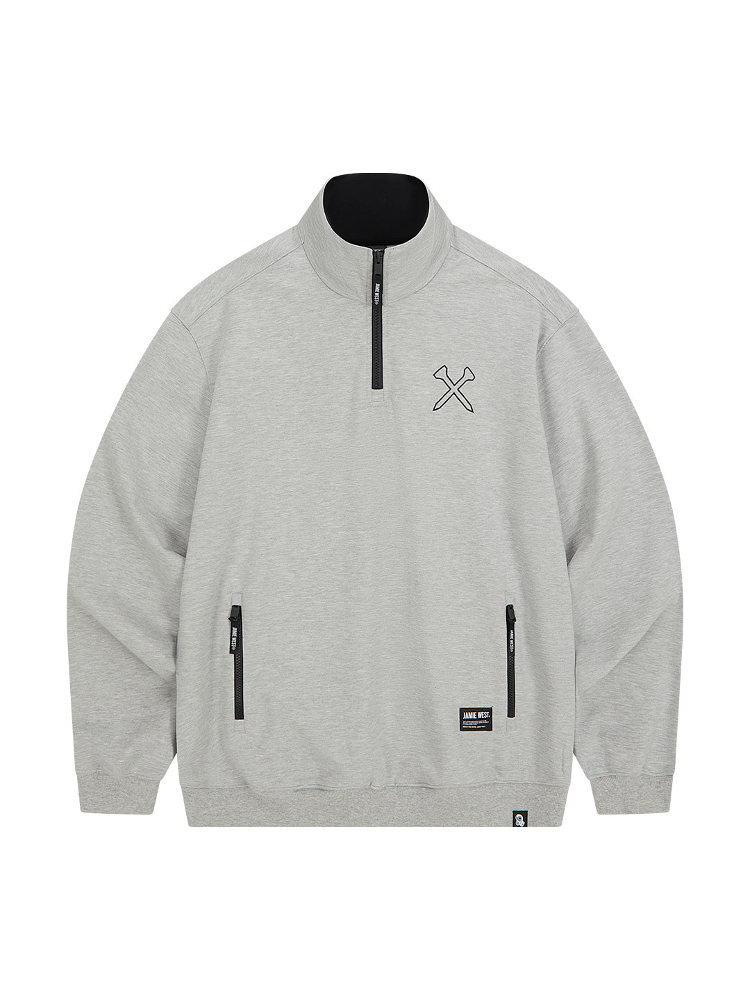 Highneck Half Zip-up Pocket Sweatshirts – RUFFLOG