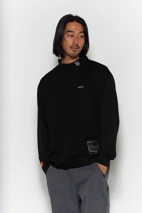THERMAL STRETCH L/S MOCK NECK TEE