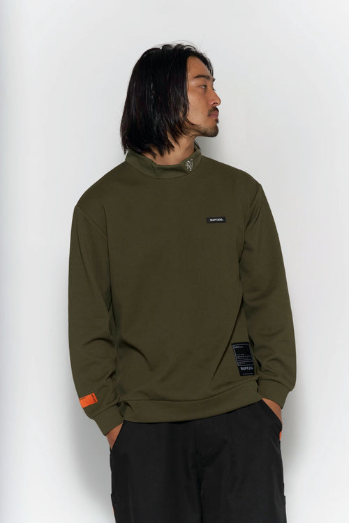 WM THERMAL STRETCH L/S MOCK NECK TEE