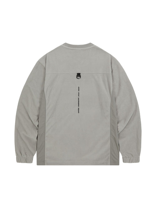 Light Fleece Nylon Pocket Pullover