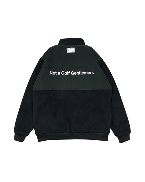 #TEC FLEECE ZIP UP BLOUSON BLACK