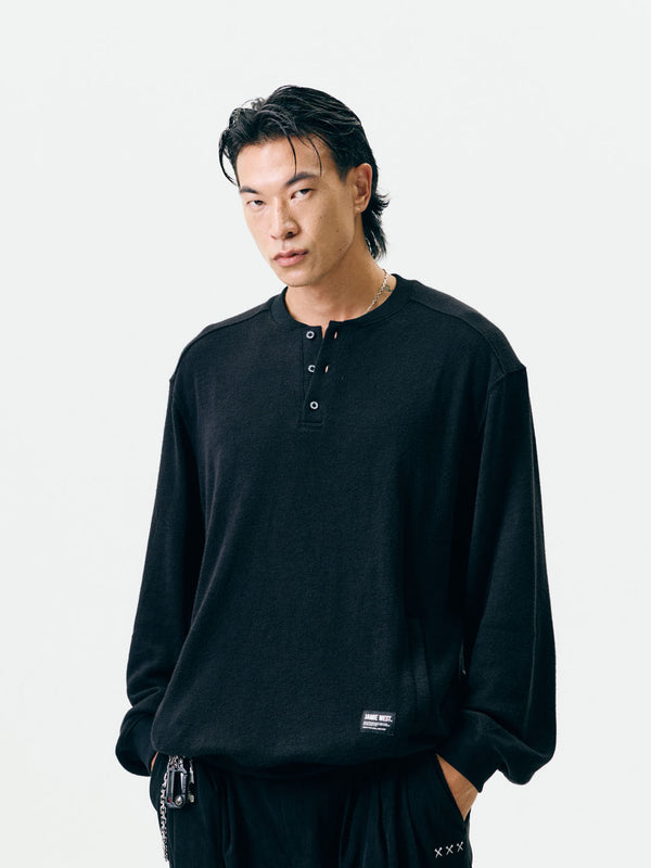 Henryneck Pocket Sweatshirts