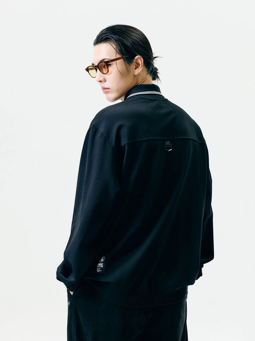 Gorden Collar Pocket Sweatshirts