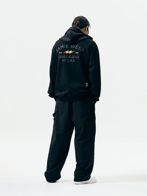 Club Hoodie Applique Zip-up