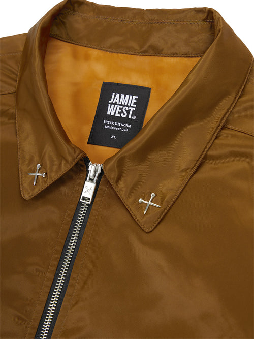 Nylon Collar Point Aviator Jacket