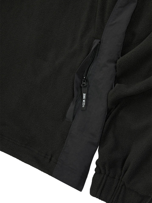 Light Fleece Nylon Pocket Pullover