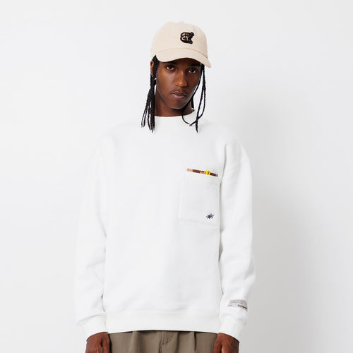 Primary Logo SW Mock Neck WHITE