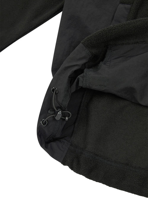 Light Fleece Nylon Pocket Pullover