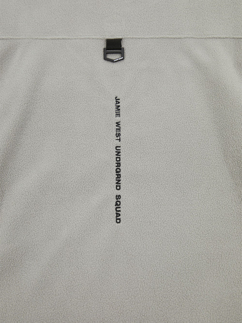 Light Fleece Nylon Pocket Pullover