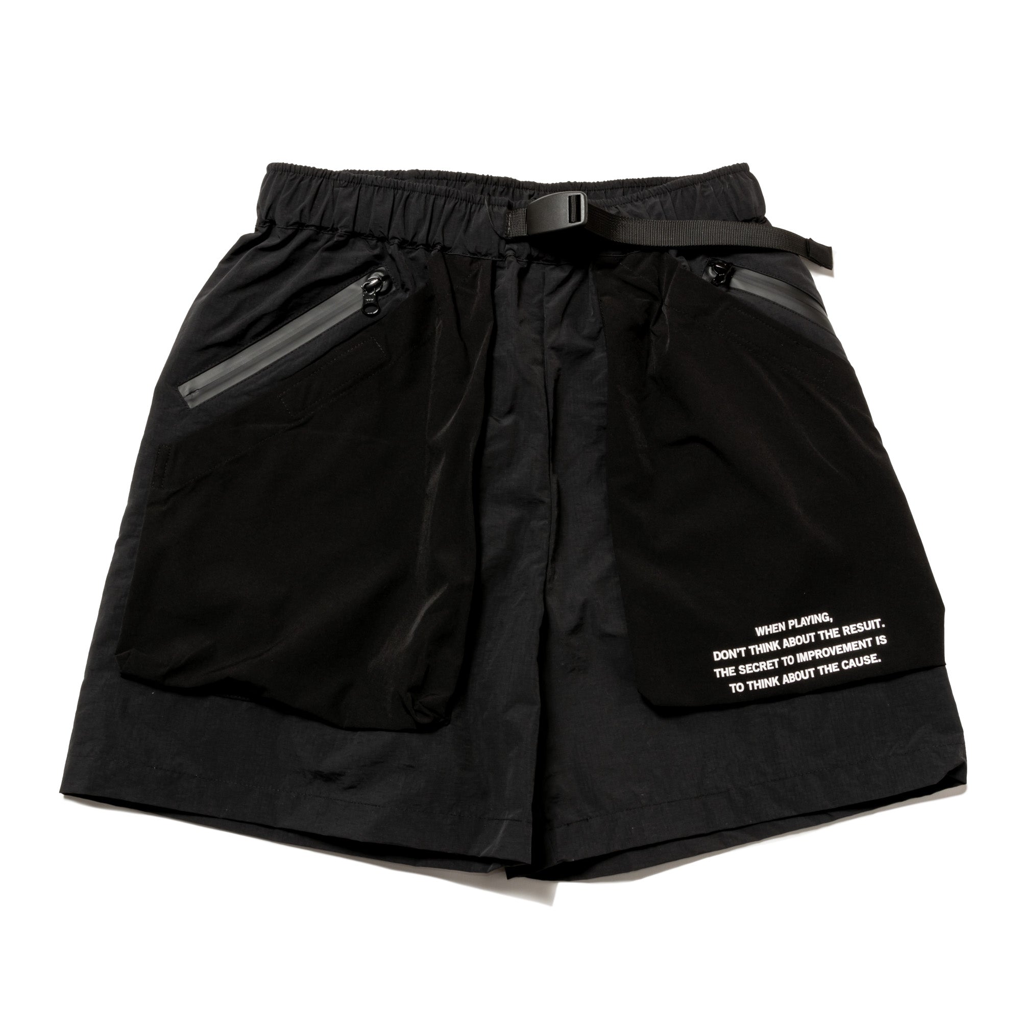 RUFFLG ブラックショートパンツ M MULTIFUNCTIONAL SHORTS – RUFFLOG