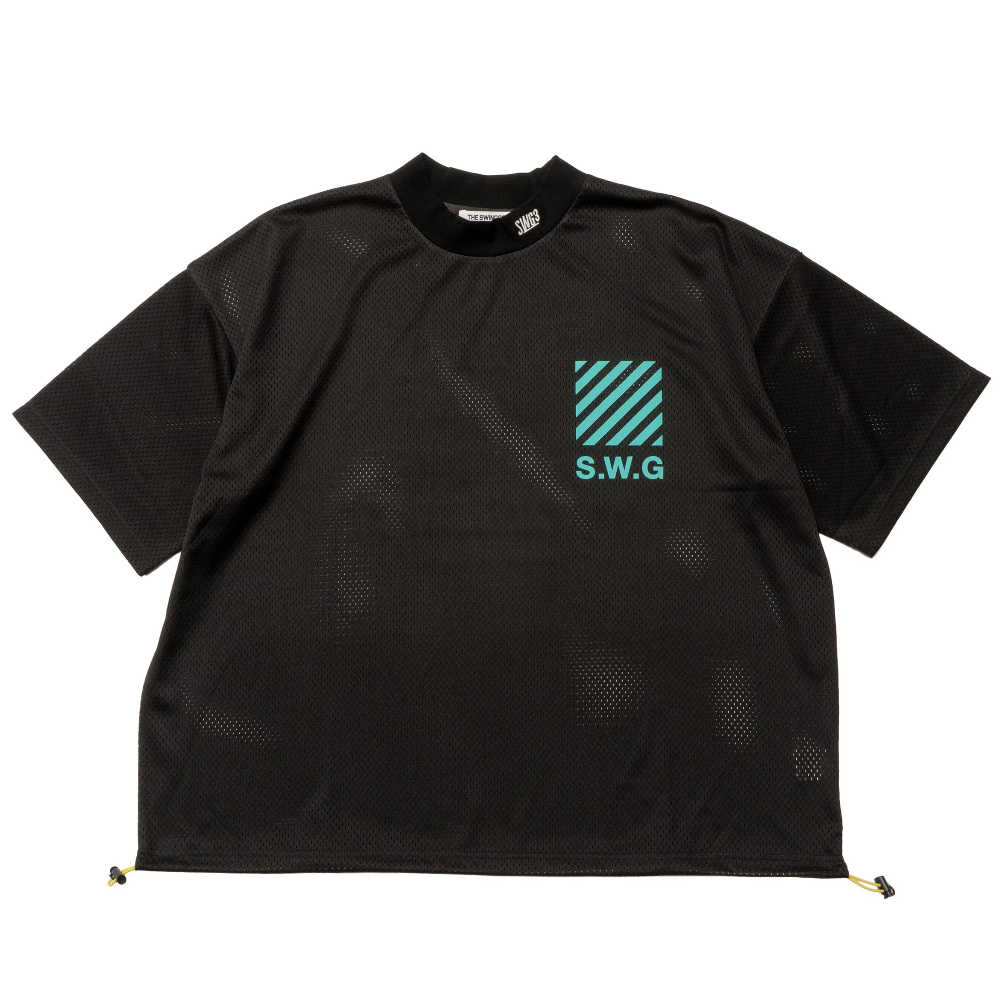 メンズウェア RUFFLOG MESH SPONSORED MOCK TEE THANKS MESH MOCK TEE｜若年層向けゴルフアパレル セレクトショップ