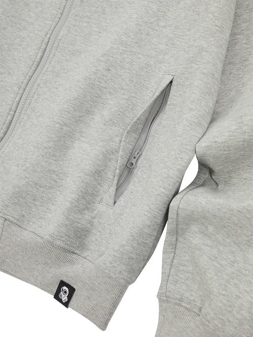 Club Hoodie Applique Zip-up