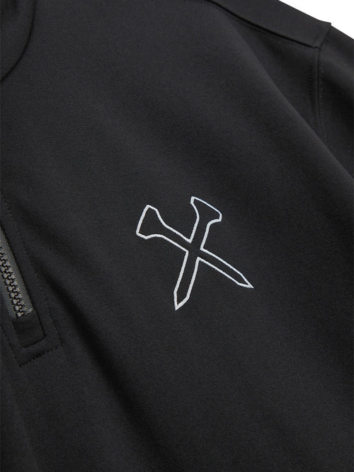 Highneck Half Zip-up Pocket Sweatshirts