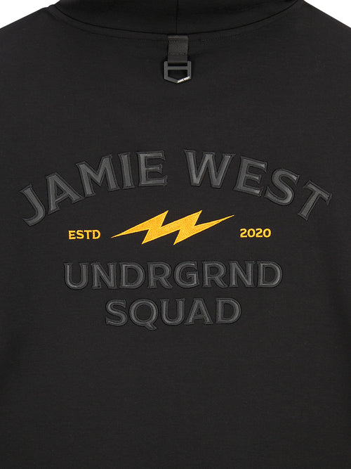 Club Hoodie Applique Zip-up