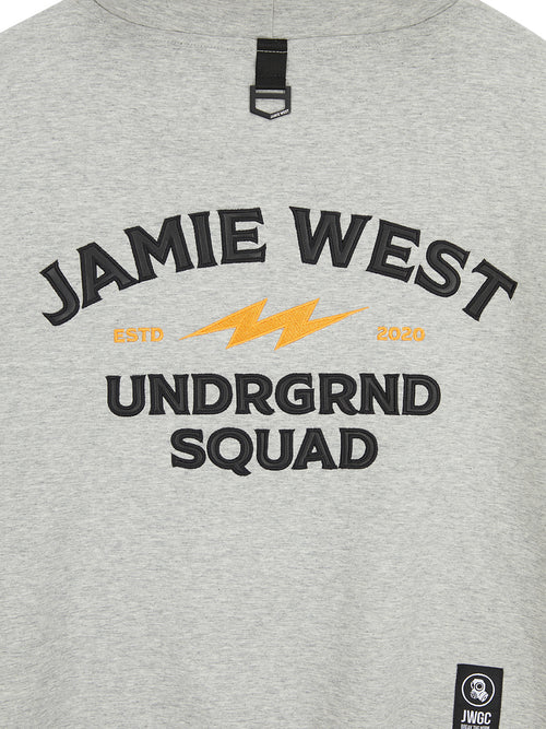 Club Hoodie Applique Zip-up