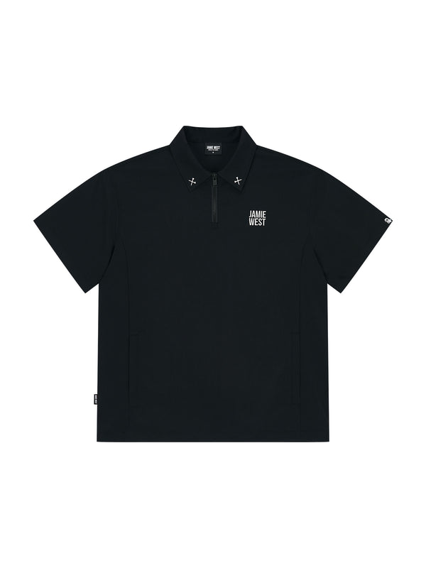 Nylon Half Zip-up Ventilation P-Shirts