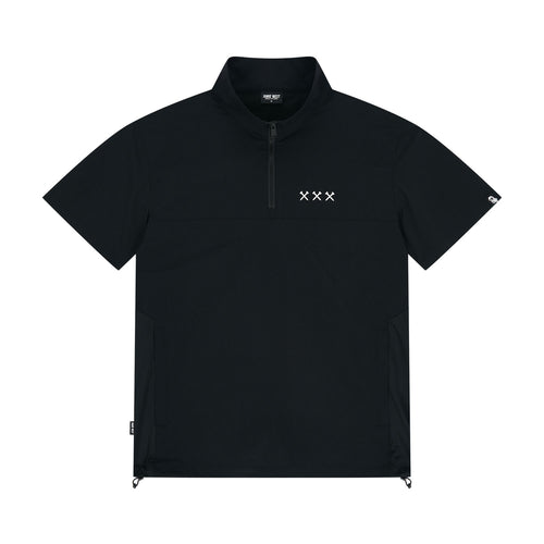 Half Zip-up Ventilation Stand Collar P-shirts