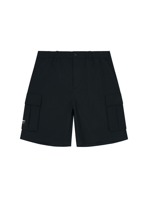 Nylon Stretch Cargo Shorts