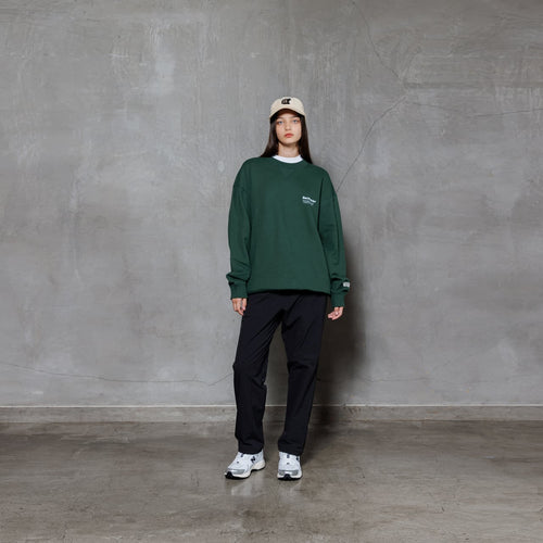 Boom Box Back Print Sweat Crew