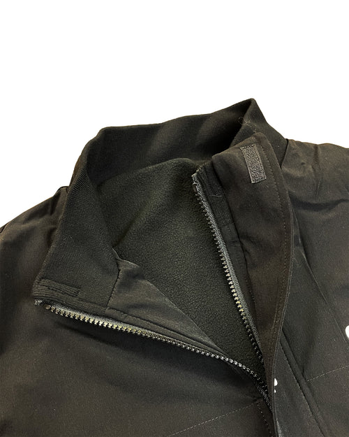 #MULTI POCKET PUFFER JACKET BLACK