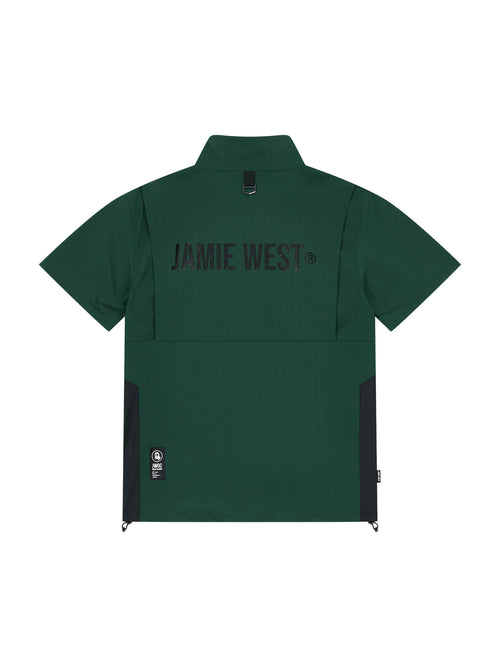 Half Zip-up Ventilation Stand Collar P-shirts