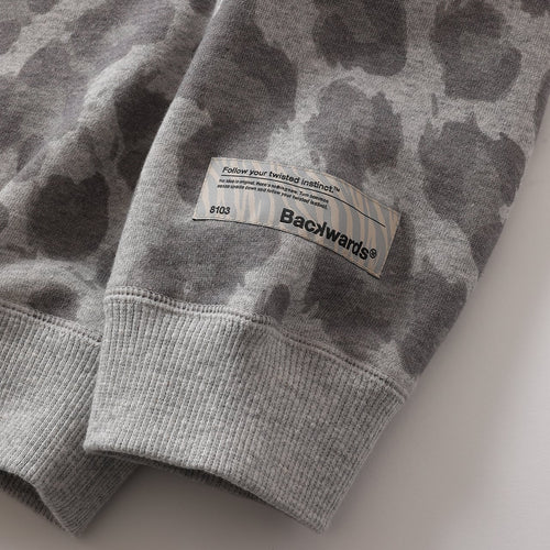 Primary Logo Leopard AOP SW Crew v3