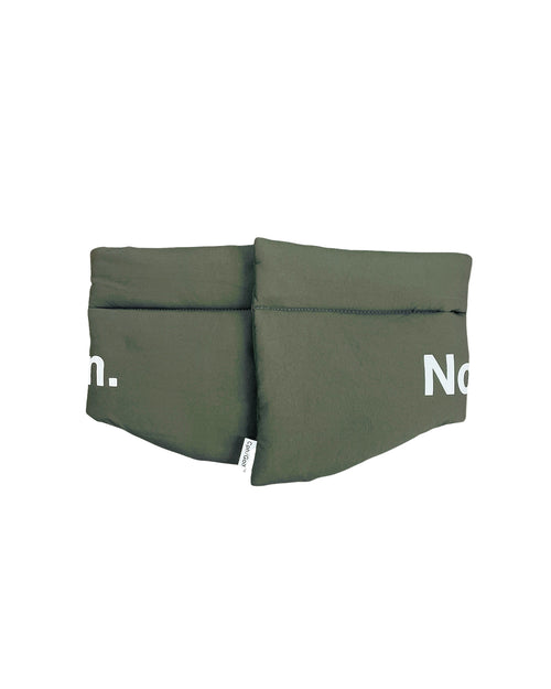 #PUFFER NECK WARMER KHAKI