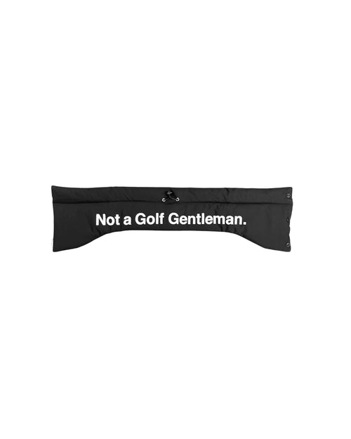 #PUFFER NECK WARMER BLACK