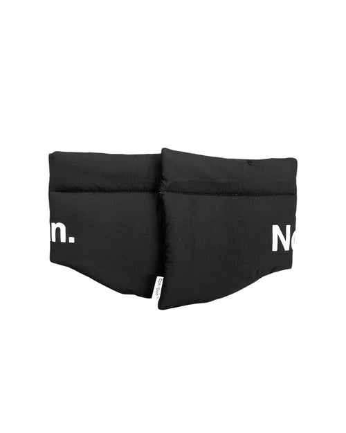 #PUFFER NECK WARMER BLACK