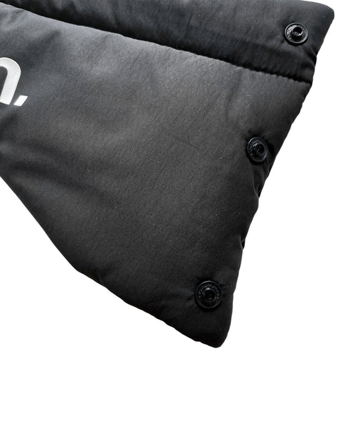 #PUFFER NECK WARMER BLACK