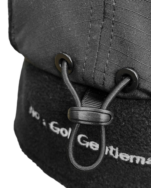 #PUFFER NECK WARMER BLACK