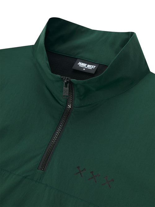 Half Zip-up Ventilation Stand Collar P-shirts