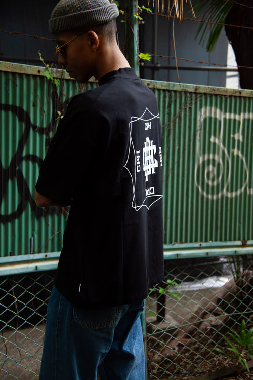 OVERLAP LOGO SS MOCK