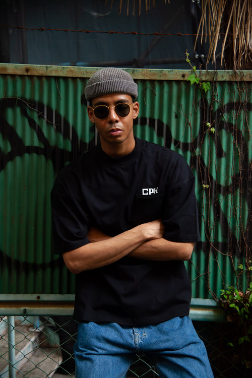 OVERLAP LOGO SS MOCK