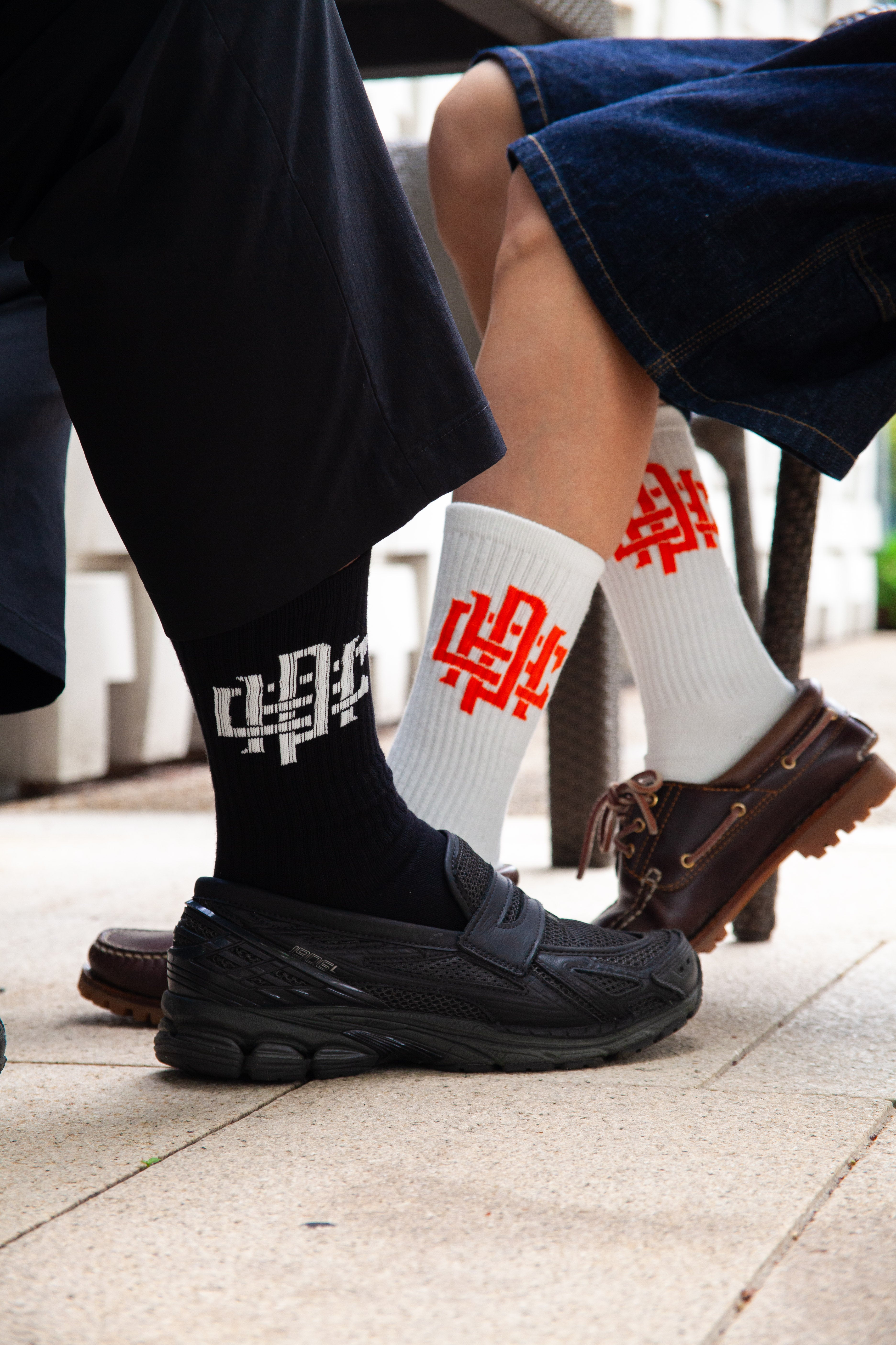 OVERLAP 2PC SOCKS（Cph/Golf）｜RUFFLOG公式