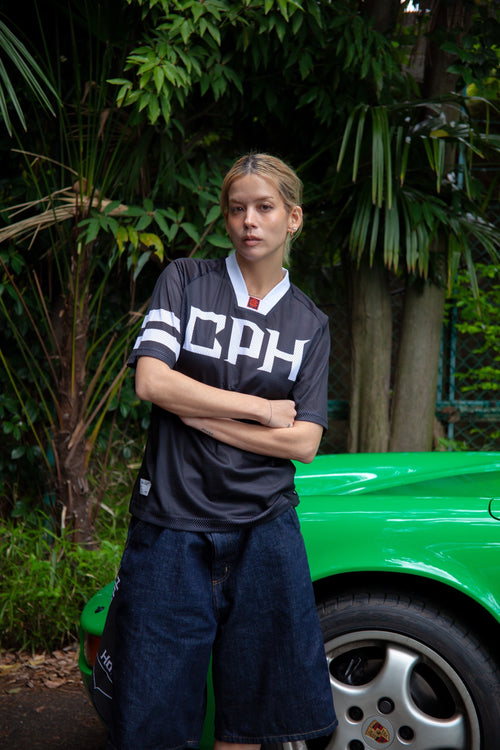 OVERLAP JERSEY SS PULLOVER