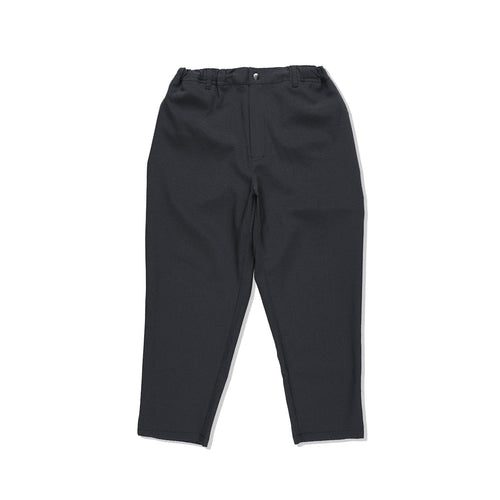 Seersucker Ankle-cut Easy PANTS | Black