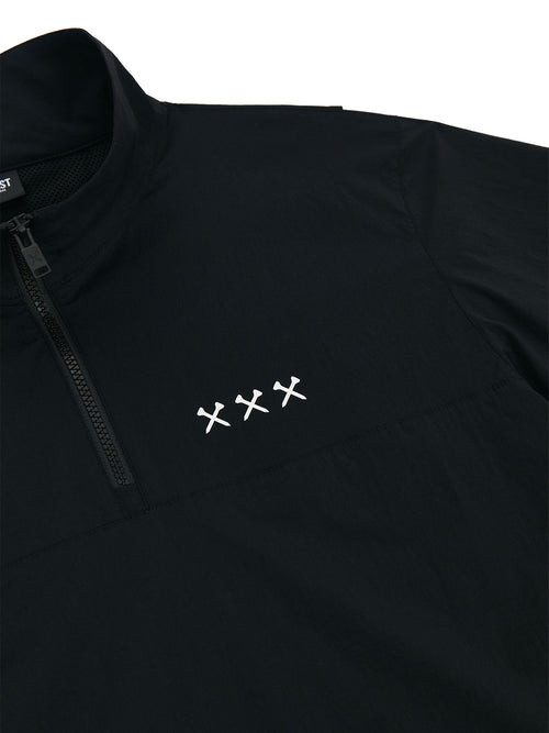 Half Zip-up Ventilation Stand Collar P-shirts