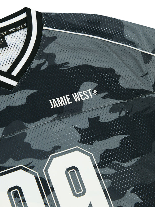 No.99 Vneck Mesh Camo T-shirts