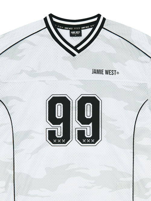 No.99 Vneck Mesh Camo T-shirts